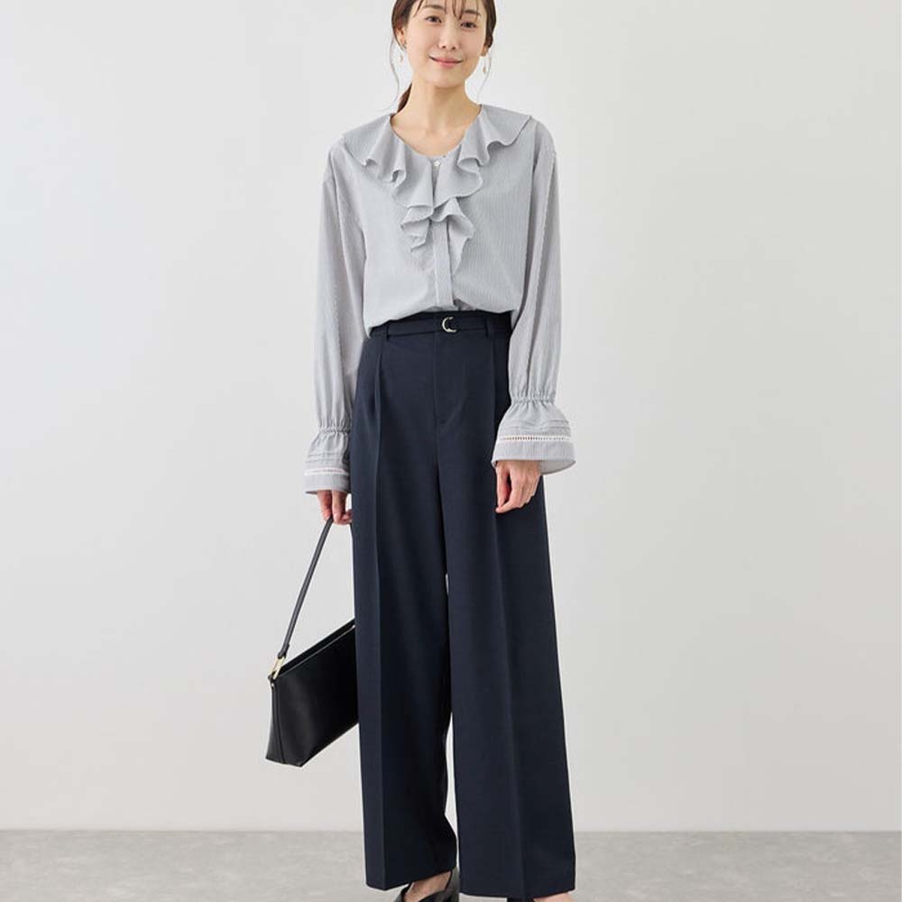 【ROPÉ PICNIC】 きれいめパンツstyle｜週3着回せるコスパ最強コーデ！