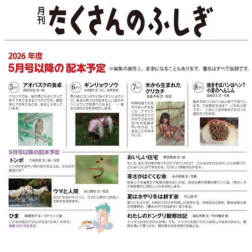 【たくさんのふしぎ】定期購読 | 8月号からお届け